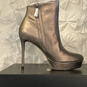 DKNY Jami Platform Pewter Booties Sz 7.5, 8, 9.5